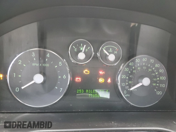 2008 Mercury Milan with VIN 3MEHM07188R641543, listed as a Copart auction lot 81681154 with 178,564 mi miles and Salvage title. Bid and sale history available at DreamBid. Image 9.