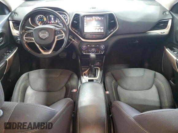 2017 Jeep Cherokee Latitude with VIN 1C4PJLCB9HD233423, listed as a Copart auction lot 53133315 with 113,150 mi miles and Salvage Title. Bid and sale history available at carsss.com. Image 8.