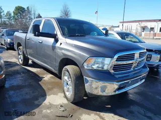 2017 Ram 1500 Big Horn with VIN 1C6RR7LM6HS880424, listed as a IAAI auction lot 41434716 with 105,153 mi miles. Bid and sale history available at carsss.com. Image 1.