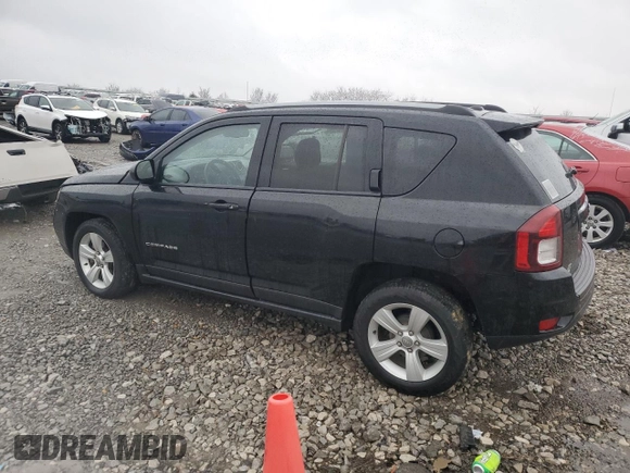2017 Jeep Compass Sport with VIN 1C4NJCBA2HD147449, listed as a Copart auction lot 89077535 with 132,150 mi miles and Salvage Title. Bid and sale history available at carsss.com. Image 2.