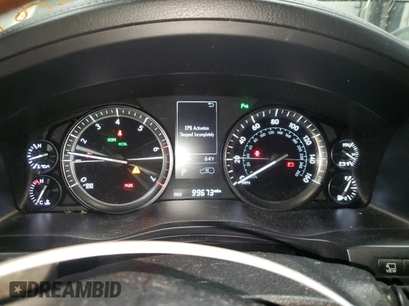 2018 Lexus LX 570 with VIN JTJHY7AX6J4261835, listed as a Copart auction lot 55998945 with 99,673 mi miles and Salvage title. Bid and sale history available at DreamBid. Image 9.