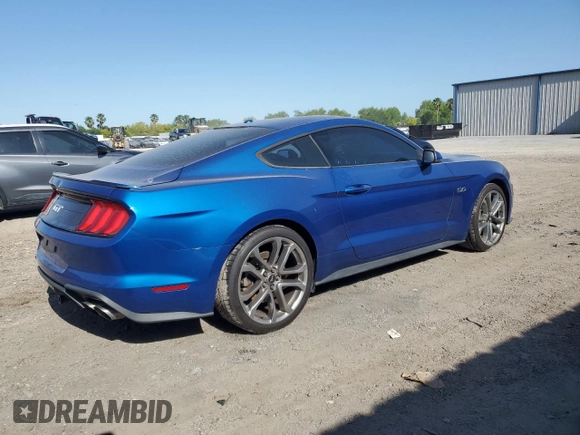 2018 Ford Mustang GT with VIN 1FA6P8CF9J5107286, listed as a Copart auction lot 52190835 with 177,804 mi miles and Salvage title. Bid and sale history available at DreamBid. Image 3.