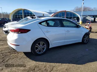 2017 Hyundai Elantra Limited with VIN 5NPD84LF8HH155931, listed as a Copart auction lot 48143025 with 95,254 mi miles and Salvage Title. Bid and sale history available at DreamBid. Image 3.