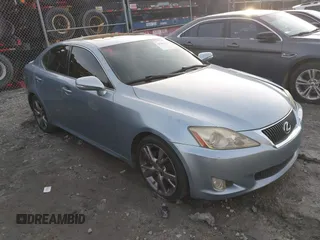 2010 Lexus IS 250 with VIN JTHBF5C24A5113860, listed as a IAAI auction lot 41455915 with 197,489 mi miles. Bid and sale history available at carsss.com. Image 1.