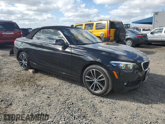 2019 BMW 2 Series 230i xDrive with VIN WBA2K1C53KVD42077, listed as a Copart auction lot 40792613 with 80,798 mi miles. Bid and sale history available at carsss.com. Image 4.