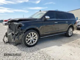 2019 Ford Expedition Max Platinum with VIN 1FMJK1MT7KEA07473, listed as a Copart auction lot 57875735 with 89,450 mi miles and Salvage title. Bid and sale history available at DreamBid. Image 1.