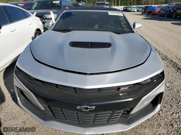 2019 Chevrolet Camaro 2SS with VIN 1G1FH3D70K0126155, listed as a Copart auction lot 44976985 with 129,202 mi miles and Salvage Title. Bid and sale history available at carsss.com. Image 5.