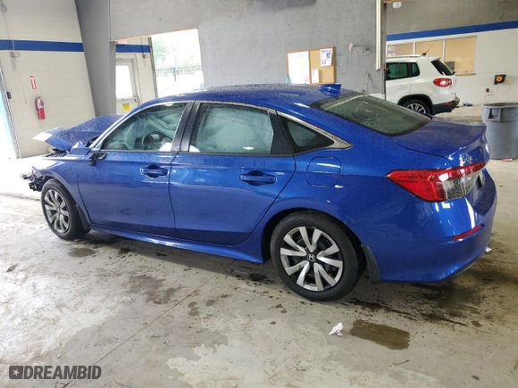 2023 Honda Civic Sedan LX with VIN 2HGFE2F27PH542414, listed as a Copart auction lot 71877214 with 21,492 mi miles and Salvage Title. Bid and sale history available at carsss.com. Image 2.