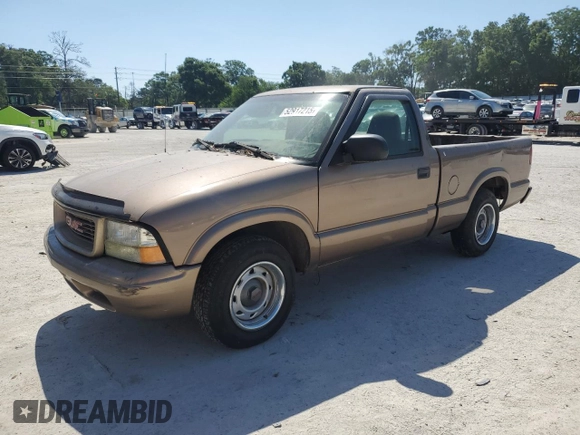 2002 GMC Sonoma SL with VIN 1GTCS145728187132, listed as a Copart auction lot 52917215 with 169,921 mi miles and Clean Title. Bid and sale history available at carsss.com. Image 1.