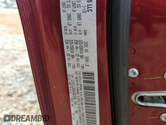2019 Jeep Cherokee Limited с VIN 1C4PJLDB3KD381282, выставлен на аукционе Copart как лот 54244145 с пробегом 82 319 миль миль и Списание • Salvage title. История ставок и продаж доступна на DreamBid. Изображение 13.