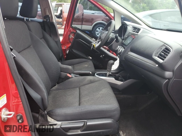 2015 Honda Fit EX-L with VIN 3HGGK5H86FM748582, listed as a Copart auction lot 59849275 with 87,605 mi miles and Salvage title. Bid and sale history available at DreamBid. Image 7.