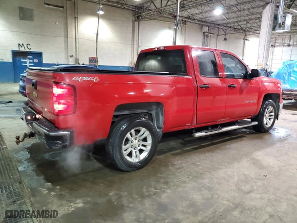 2014 Chevrolet Silverado 1500 LT with VIN 1GCVKRECXEZ167542, listed as a Copart auction lot 41961995 with 118,675 mi miles and Clean Title. Bid and sale history available at carsss.com. Image 3.