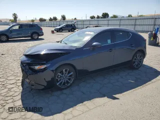 2022 Mazda 3 Preferred with VIN JM1BPBLL3N1501343, listed as a Copart auction lot 63782595 with 19,985 mi miles and Salvage title. Bid and sale history available at DreamBid. Image 1.