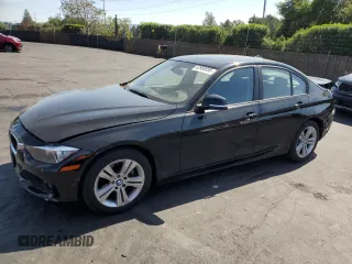 2014 BMW 3 Series 320i with VIN WBA3B1G59ENS77932, listed as a Copart auction lot 52989095 with 85,499 mi miles and Salvage Title. Bid and sale history available at carsss.com. Image 1.