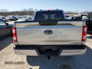 2022 Ford F-150 XL with VIN 1FTEX1EP7NKE51130, listed as a Copart auction lot 48245825 with 35,900 mi miles and Salvage title. Bid and sale history available at DreamBid. Image 6.