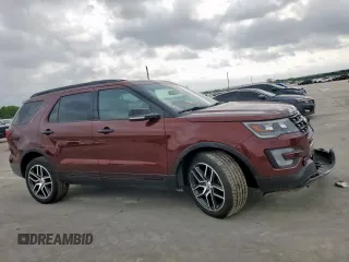 2016 Ford Explorer Sport with VIN 1FM5K8GT6GGC73343, listed as a Copart auction lot 54788645 with 103,097 mi miles and Salvage Title. Bid and sale history available at DreamBid. Image 4.