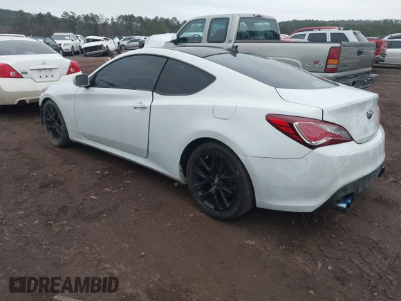 2013 Hyundai Genesis Coupe R-Spec with VIN KMHHT6KD3DU104277, listed as a IAAI auction lot 41191432 with 106,311 mi miles and . Bid and sale history available at DreamBid. Image 3.