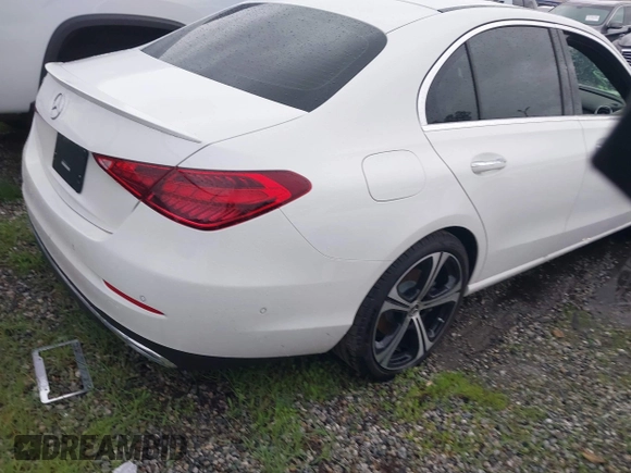 2025 Mercedes-Benz C 300 with VIN W1KAF4GB1SR243712, listed as a IAAI auction lot 41531516 with 4,506 mi miles and . Bid and sale history available at DreamBid. Image 4.