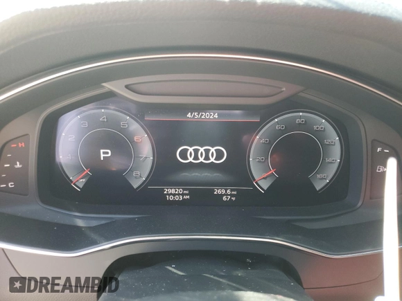 2019 Audi A7 Prestige with VIN WAUV2AF22KN020218, listed as a Copart auction lot 49616874 with 29,820 mi miles. Bid and sale history available at carsss.com. Image 9.