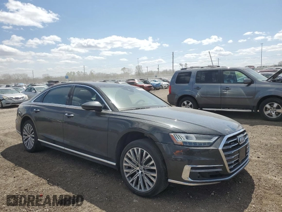 2019 Audi A8 z VIN WAU8DAF85KN008608, wystawiony jako Copart lot #52874055 z przebiegiem 35 277 mil mil oraz Szkoda całkowita • Salvage title. Historia ofert i sprzedaży dostępna na DreamBid. Obrazek 4.