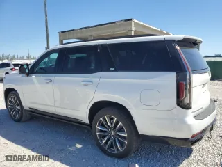 2023 Cadillac Escalade Sport Platinum with VIN 1GYS4GKT9PR192029, listed as a Copart auction lot 47383735 with 0 mi miles and Salvage Title. Bid and sale history available at carsss.com. Image 2.