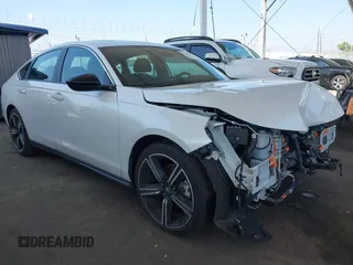 2024 Honda Accord Sport with VIN 1HGCY2F50RA003901, listed as a IAAI auction lot 42510694 with 18,096 mi miles and . Bid and sale history available at DreamBid. Image 1.