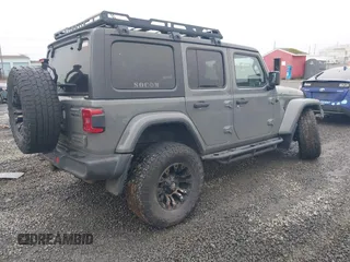 2019 Jeep Wrangler Unlimited Sahara с VIN 1C4HJXEG1KW543811, выставлен на аукционе IAAI как лот 41291234 с пробегом 63 714 миль миль и . История ставок и продаж доступна на DreamBid. Изображение 4.