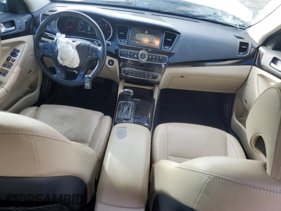 2014 Kia Cadenza Premium with VIN KNALN4D76E5135293, listed as a Copart auction lot 84682504 with 133,267 mi miles and Non Repairable. Bid and sale history available at carsss.com. Image 8.