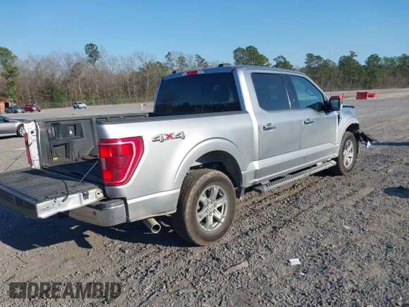 2021 Ford F-150 XL with VIN 1FTFW1E58MFA73753, listed as a IAAI auction lot 41707310 with 138,450 mi miles. Bid and sale history available at carsss.com. Image 4.