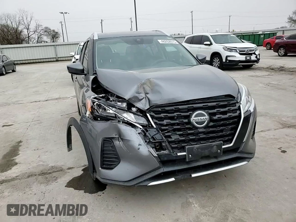 2021 Nissan Kicks SV with VIN 3N1CP5CV2ML495312, listed as a Copart auction lot 48202875 with 57,756 mi miles and Salvage Title. Bid and sale history available at carsss.com. Image 11.