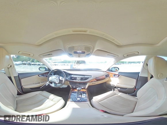 2012 Audi A7 Prestige with VIN WAU2GAFC1CN069845, listed as a Copart auction lot 55903315 with 79,485 mi miles and Salvage title. Bid and sale history available at DreamBid. Image 14.