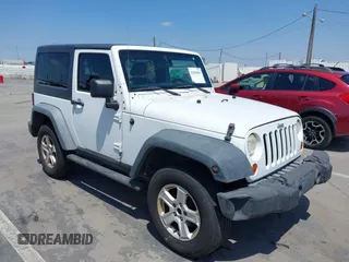 2012 Jeep Wrangler Sport with VIN 1C4AJWAG9CL190027, listed as a IAAI auction lot 42859869 with 107,619 mi miles and . Bid and sale history available at DreamBid. Image 1.