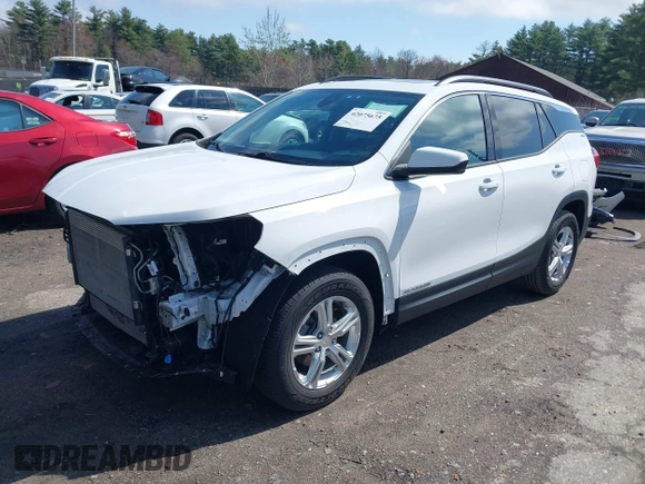 2020 GMC Terrain SLE with VIN 3GKALTEV1LL117342, listed as a IAAI auction lot 42075675 with 73,181 mi miles and . Bid and sale history available at DreamBid. Image 2.