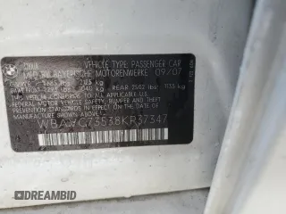 2008 BMW 3 Series 328xi с VIN WBAVC73538KP37347, выставлен на аукционе Copart как лот 42457925 с пробегом Не указан миль и Списание • Salvage title. История ставок и продаж доступна на DreamBid. Изображение 13.
