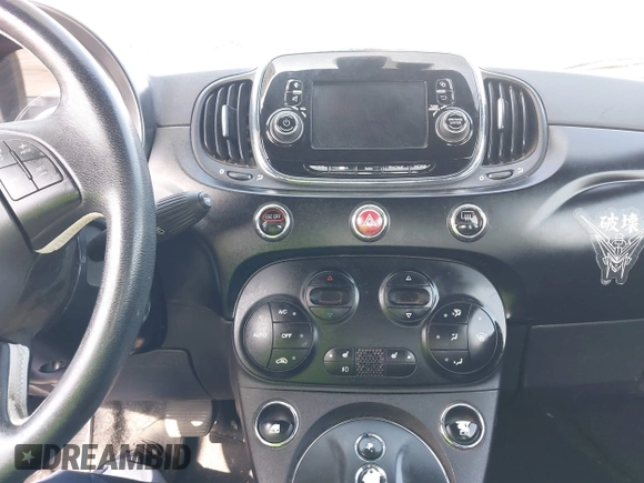 2017 FIAT 500e with VIN 3C3CFFGE1HT609228, listed as a IAAI auction lot 42102842 with 63,673 mi miles. Bid and sale history available at carsss.com. Image 13.