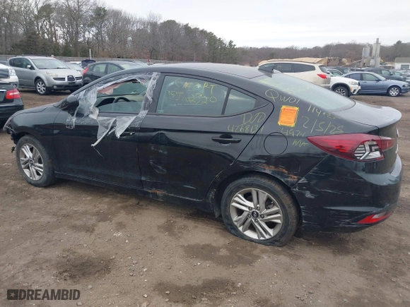 2020 Hyundai Elantra Value Edition with VIN KMHD84LF3LU951867, listed as a IAAI auction lot 41735317 with 999,999 mi miles. Bid and sale history available at carsss.com. Image 3.