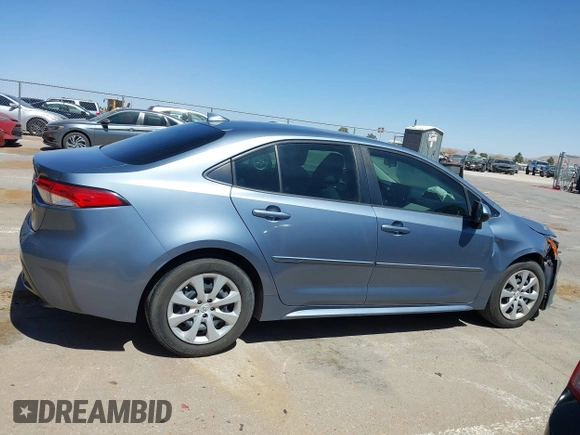 2022 Toyota Corolla LE with VIN JTDEPMAE8NJ227215, listed as a IAAI auction lot 41855168 with 24,563 mi miles and . Bid and sale history available at DreamBid. Image 13.