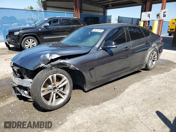 2015 BMW 4 Series 435i with VIN WBA4B1C50FD418355, listed as a Copart auction lot 48672575 with 156,311 mi miles and Salvage Title. Bid and sale history available at carsss.com. Image 1.