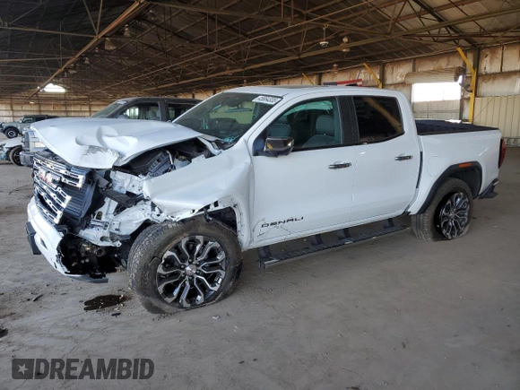 2024 GMC Canyon 4WD Denali with VIN 1GTP6FEK1R1221334, listed as a Copart auction lot 45664335 with 9,184 mi miles and Salvage Title. Bid and sale history available at carsss.com. Image 1.