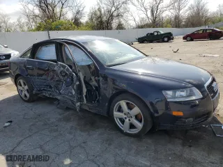 2008 Audi A6 with VIN WAUDH74F18N131497, listed as a Copart auction lot 50398155 with 134,473 mi miles and Salvage Title. Bid and sale history available at carsss.com. Image 4.