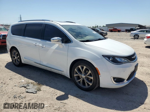 2017 Chrysler Pacifica Limited with VIN 2C4RC1GG0HR644056, listed as a Copart auction lot 52430525 with 119,956 mi miles and Salvage Title. Bid and sale history available at DreamBid. Image 4.