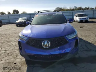 2023 Acura RDX w/A-Spec Package with VIN 5J8TC1H64PL008325, listed as a Copart auction lot 78928504 with 0 mi miles and Salvage Title. Bid and sale history available at carsss.com. Image 5.