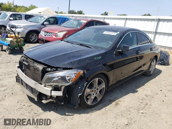 2018 Mercedes-Benz CLA 250 with VIN WDDSJ4EB9JN567504, listed as a Copart auction lot 65083373 with 81,962 mi miles and . Bid and sale history available at DreamBid. Image 1.
