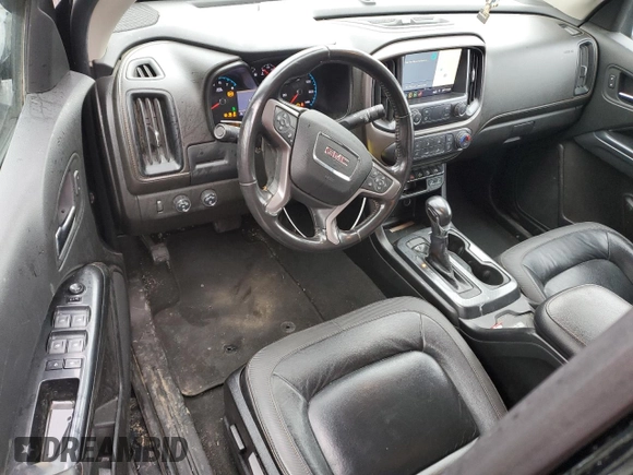 2022 GMC Canyon 4WD AT4 w/Cloth with VIN 1GTG6FENXN1105280, listed as a Copart auction lot 44232685 with 44,265 mi miles and Salvage Title. Bid and sale history available at carsss.com. Image 8.