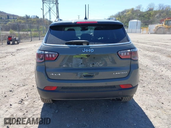 2021 Jeep Compass Limited с VIN 3C4NJDCB5MT522249, выставлен на аукционе IAAI как лот 42069435 с пробегом 35 366 миль миль и . История ставок и продаж доступна на DreamBid. Изображение 17.