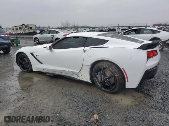 2015 Chevrolet Corvette 2LT with VIN 1G1YC2D78F5125250, listed as a Copart auction lot 46104575 with 39,704 mi miles and Salvage Title. Bid and sale history available at carsss.com. Image 2.