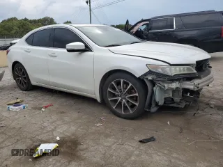 2016 Acura TLX V6 Tech with VIN 19UUB2F58GA004992, listed as a Copart auction lot 69619514 with 0 mi miles and Salvage Title. Bid and sale history available at carsss.com. Image 4.
