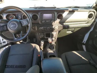 2021 Jeep Wrangler Sport with VIN 1C4GJXAG2MW767559, listed as a Copart auction lot 82108354 with 32,728 mi miles and Salvage Title. Bid and sale history available at DreamBid. Image 8.