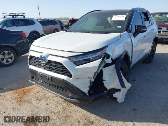 2024 Toyota RAV4 Hybrid XSE with VIN 2T3E6RFV1RW082924, listed as a IAAI auction lot 41747641 with Not Provided miles and . Bid and sale history available at DreamBid. Image 6.