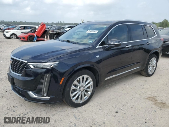 2022 Cadillac XT6 Premium Luxury z VIN 1GYKPERS4NZ105532, wystawiony jako Copart lot #51960895 z przebiegiem 99 336 mil mil oraz Szkoda całkowita • Salvage title. Historia ofert i sprzedaży dostępna na DreamBid. Obrazek 1.